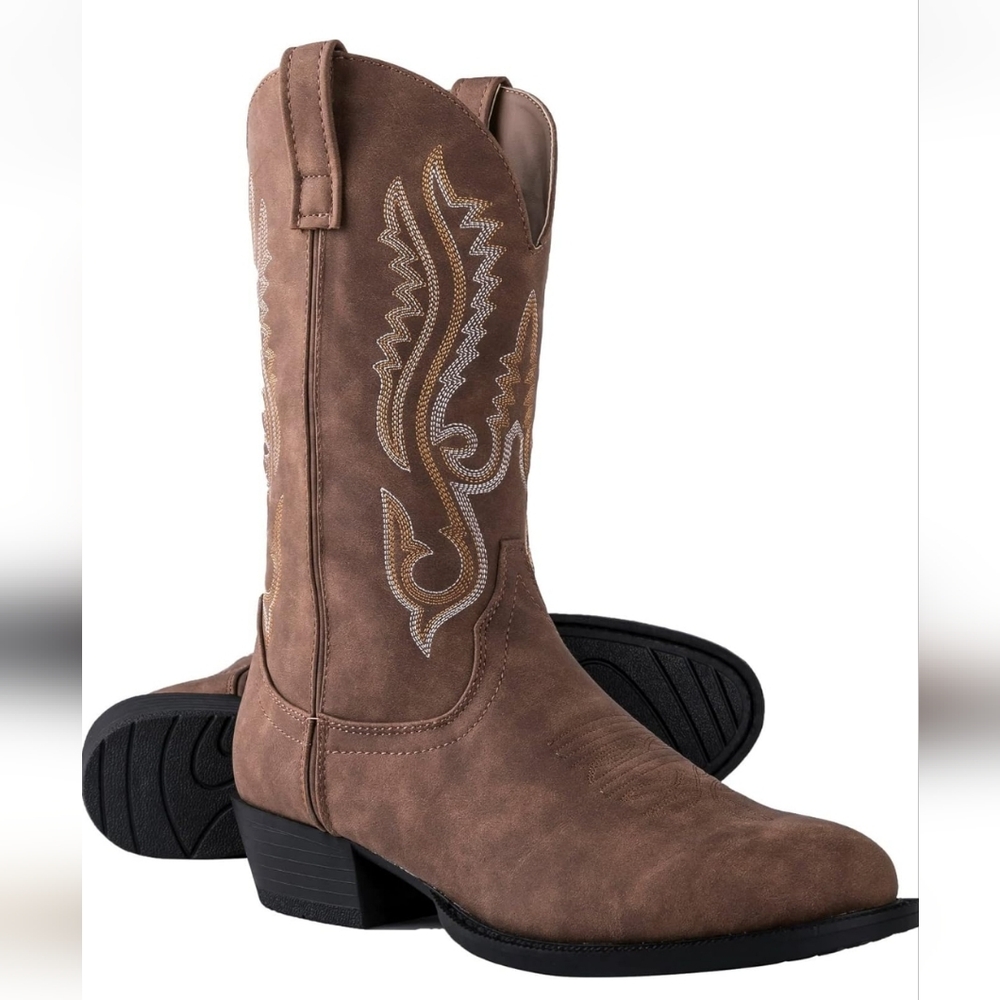 Canyon Trails Cowboy Boots for Men Water Repellent Durable Boots, size 13